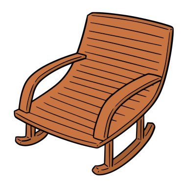 sallanan sandalye vektör