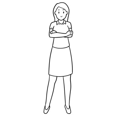 kadın vektör kümesi