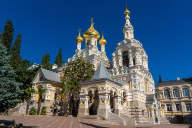 St. Alexander Nevsky Cathedral in Yalta clipart