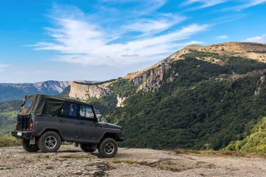 Jip dağda Demerdzhi rides