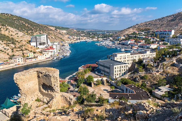 Aerial view of Balaklava Bay