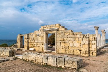 Chersonesus antik kentin kalıntıları