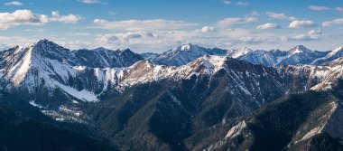 Dağ sırtı Tunkinsky Goltsy Panoraması