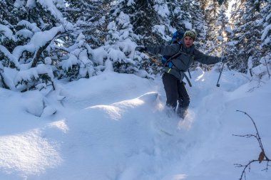 Freeride Khamar-Daban dağlarda