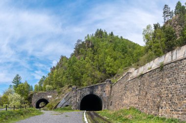 Kirkirei Creek istasyonunda iki eski tüneller