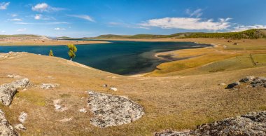 Lake Khovsgol Güney ekstremite görünümü