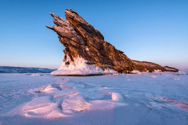 Vue de l'île d'Ogoy sur le lac Baïkal — Photo