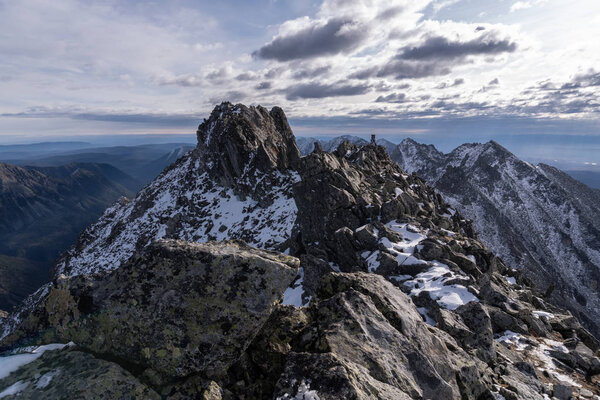 Ulyabor peak - one of the peaks of the Eastern Sayan Mountains