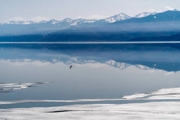 Derretendo Gelo Lago Baikal — Fotografia de Stock