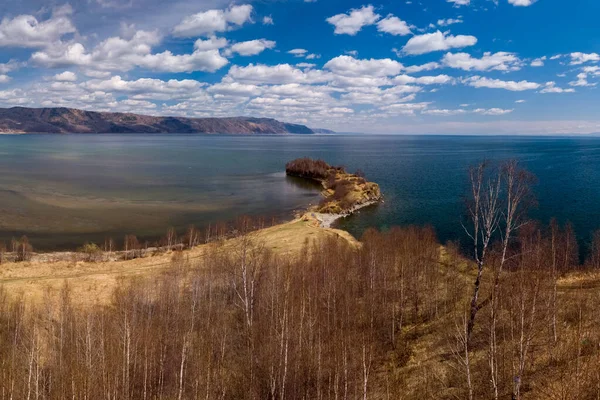 Λίμνη Baikal Θέα Του Ακρωτηρίου Shamansky — Φωτογραφία Αρχείου