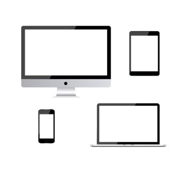 Dijital cihazlar. Dizüstü bilgisayar, tablet, ekran