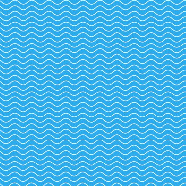 Basit sorunsuz güzellik dalgalar desen vektör çizim. Yaz, kış, bahar zaman arka plan.