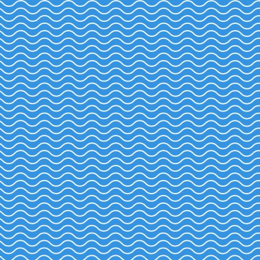 Basit sorunsuz güzellik dalgalar desen vektör çizim. Yaz, kış, bahar zaman arka plan.