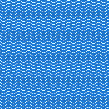 Basit sorunsuz güzellik dalgalar desen vektör çizim. Yaz, kış, bahar zaman arka plan.