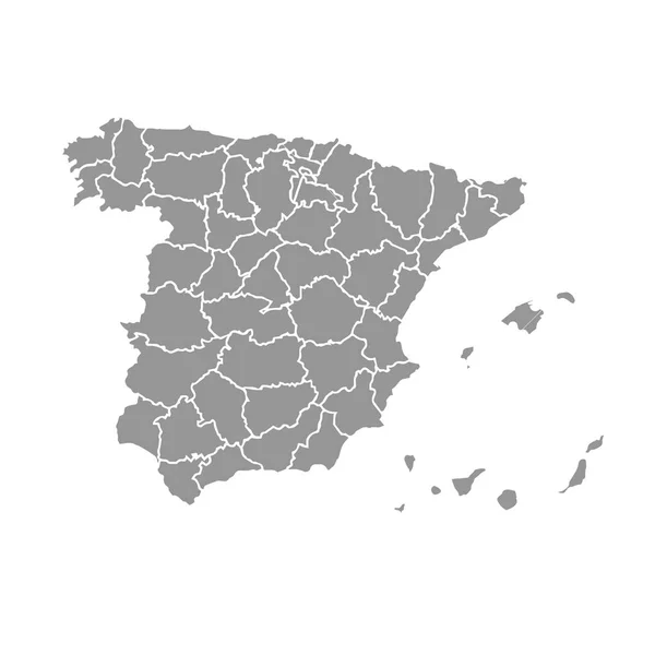 Mapa de España — Vector de stock