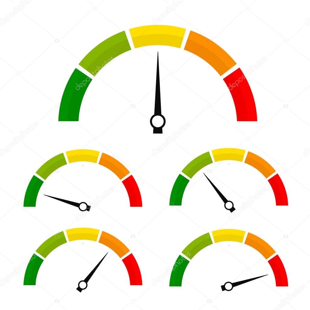 Speed metering icon vector illustration isolated on white background.