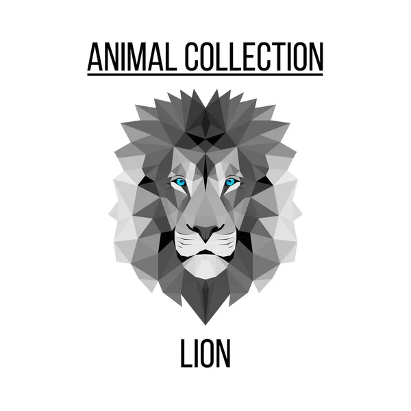Cabeça de leão geométrica Ilustrações De Bancos De Imagens Sem Royalties