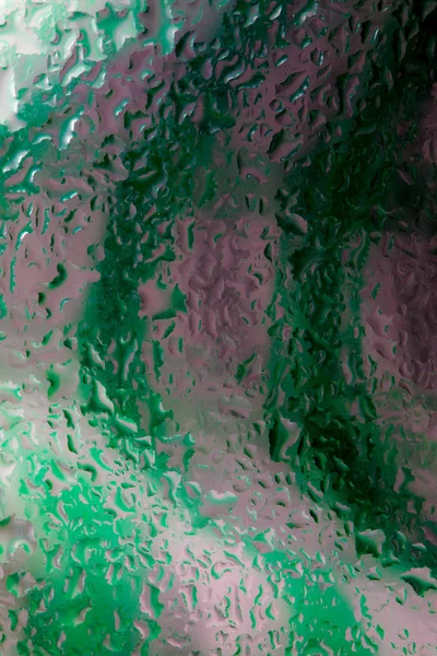 Вода капли текстуры обои абстрактный цвет стекла — стоковое фото