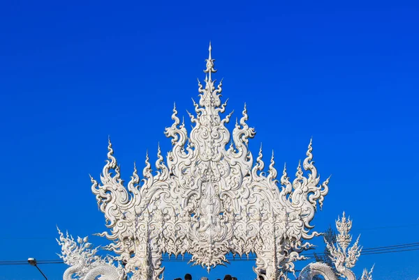 Wat Rong Khun, Chiang Rai, Thaialnd — Foto de Stock