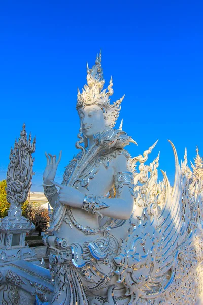 Wat Rong Khun, Chiang Rai, Thaialnd — Foto de Stock