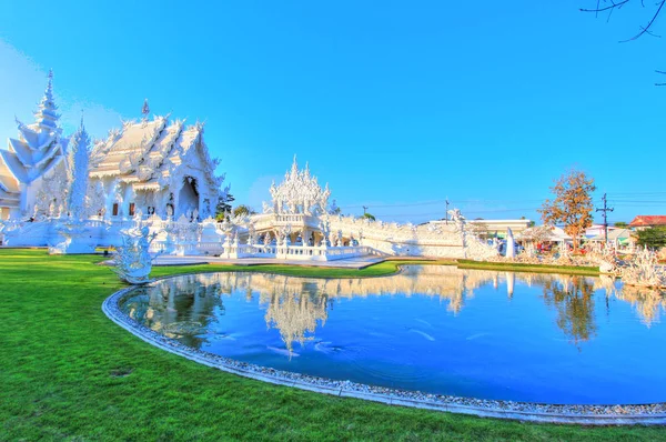 Wat Rong Khun, Chiang Rai, Thaialnd — Fotografia de Stock