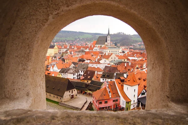 Cesky Krumlov güzel sahne