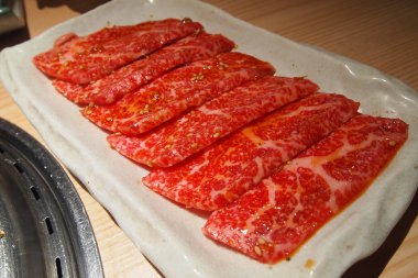 Sigorta primi ham Wagyu Japon sığır eti