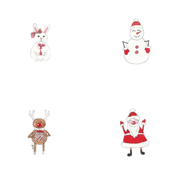 Suluboya Noel deseni