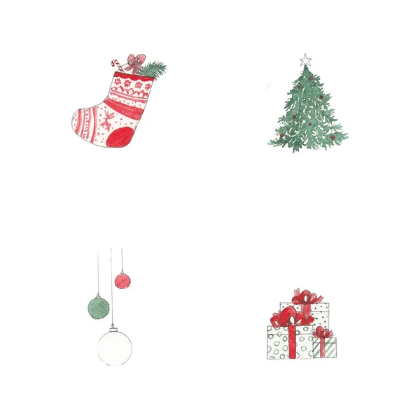 Suluboya Noel deseni