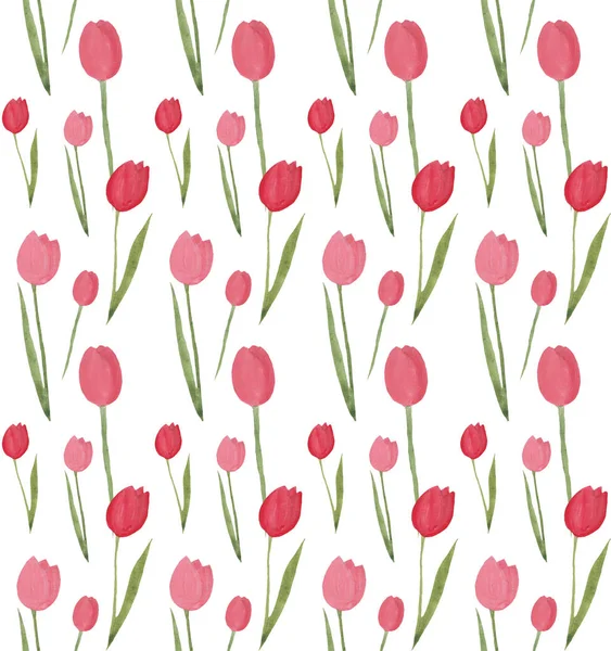 Sulu Boya Lale desen