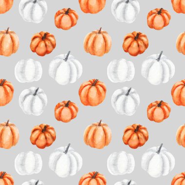 Suluboya balkabakları kusursuz desen