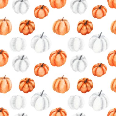 Suluboya balkabakları kusursuz desen