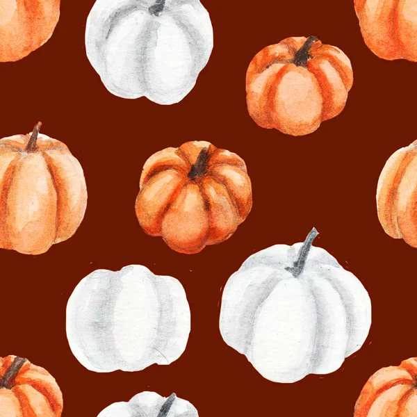 Suluboya balkabakları kusursuz desen