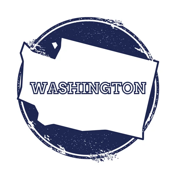 Washington vector kaart. — Stockvector