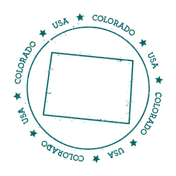 Colorado vectorkaart. — Stockvector