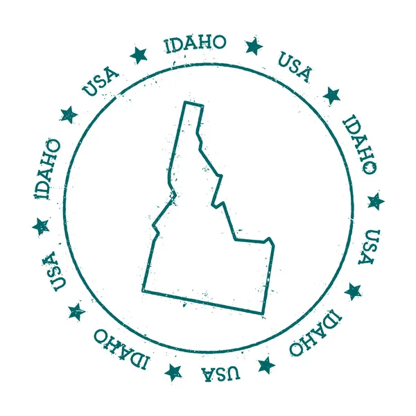 Idaho vector kaart. — Stockvector