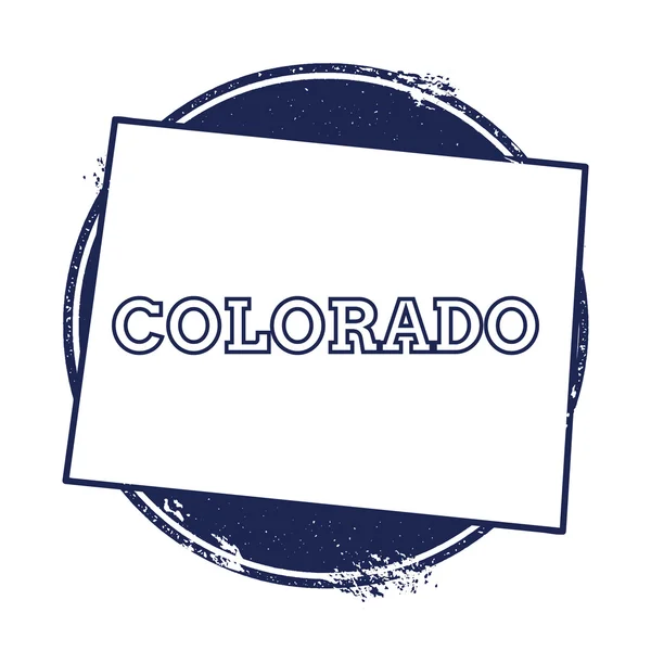 Colorado vectorkaart. — Stockvector