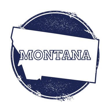 Montana vektör harita.