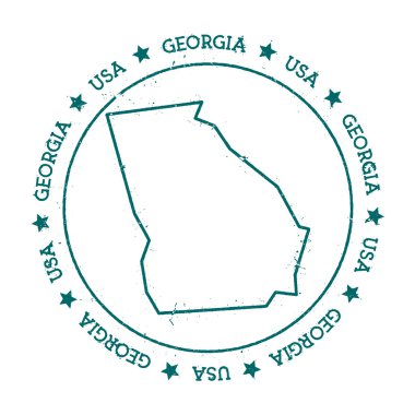 Gürcistan vektör harita.