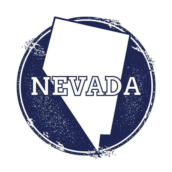 Nevada vektoros Térkép. — Stock Vector