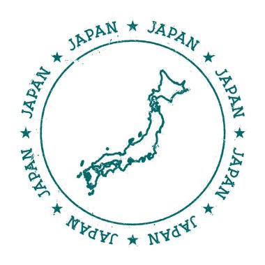 Japonya vektör harita.