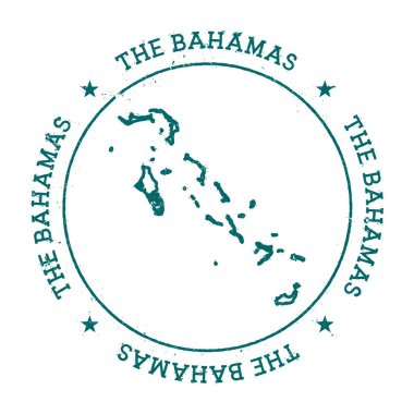 Bahamalar vektör harita.
