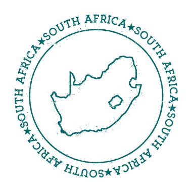 Güney Afrika vektör harita.