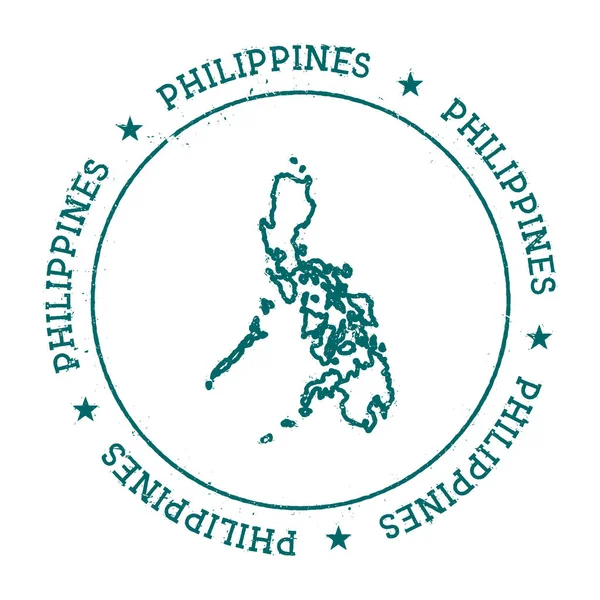 Republiken Filippinerna vektor karta. — Stock vektor