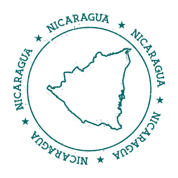 Mapa vectorial Nicaragua . — Archivo Imágenes Vectoriales