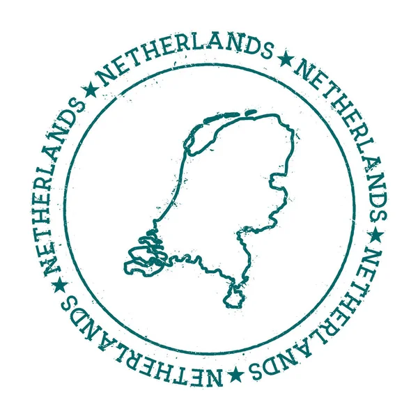 Hollanda vektör harita Krallığı. — Stok Vektör