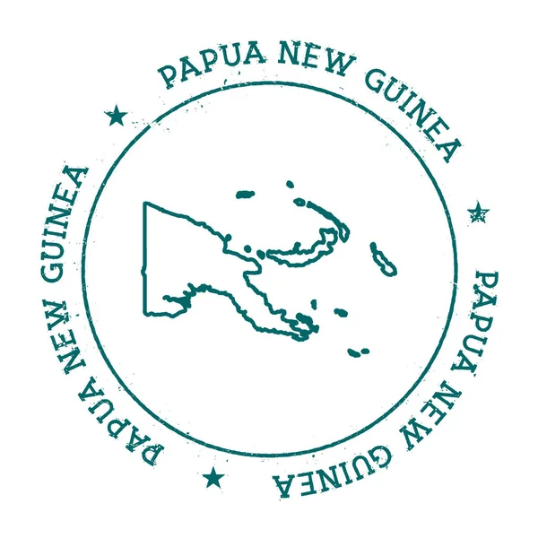 Mapa vetorial de Papua-Nova Guiné . — Vetor de Stock