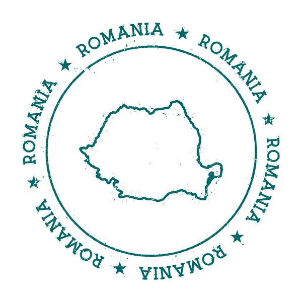 Romania vector map. — Stock Vector