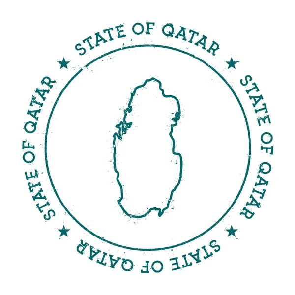 Mapa vectorial Qatar . — Archivo Imágenes Vectoriales