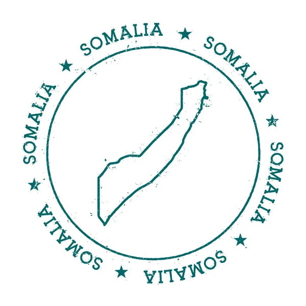 Mapa vectorial Somalia . — Archivo Imágenes Vectoriales